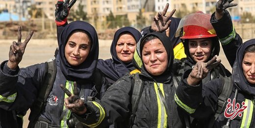 فعالیت آتش‌نشانان زن در تهران آغاز شد
