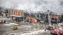 ‌آتش‌سوزی مشکوک در بزرگ‌ترین مرکز خرید روسیه/ آیا اقدام خرابکارانه در کار بوده است؟