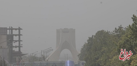 آلودگی هوای تهران تا دو روز آینده/ بارش پراکنده از بعداز ظهر چهارشنبه