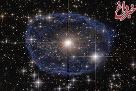 حباب آبی‌ رنگی که با سرعت زیادی باد می‌کند؛ تصویر جدید تلسکوپ فضایی هابل