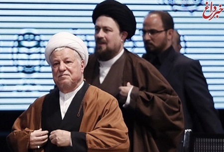 آیت‌الله هاشمی و سیدحسن خمینی وارد مشهد شدند