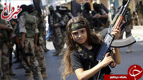 دختر 12ساله، جلاد داعش شد +عکس