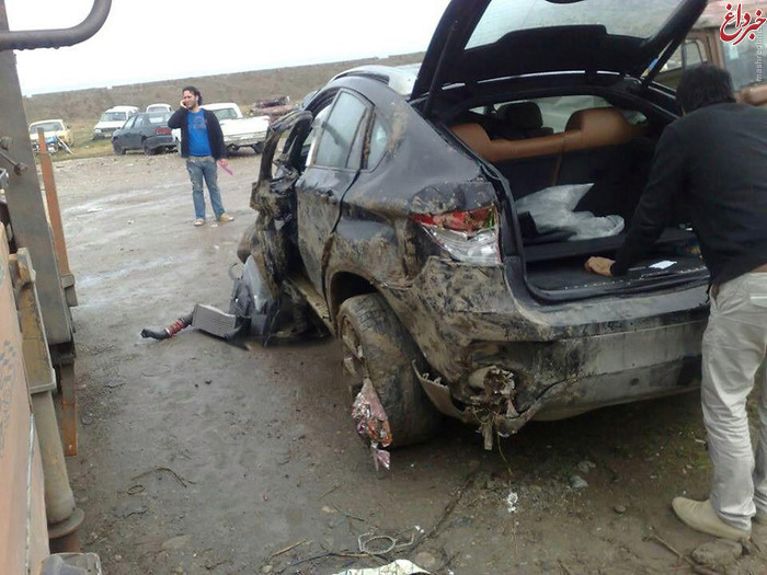 عکس/ تصادف شدید BMW X6 در ایران