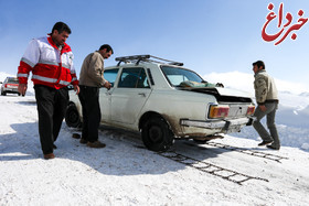 گزارش امداد و نجات از عملیات برف و کولاک 24 ساعت گذشته