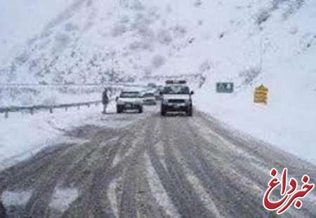 برف جاده کرج - چالوس را بست