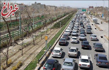 افزایش ۷۰ درصدی تردد از صبح امروز/ترافیک سنگین در خروجی‌های تهران