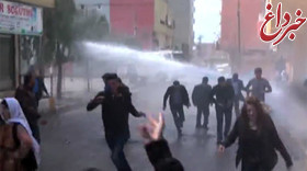 پلیس ترکیه با گاز اشک آور و آب پر فشار به جشن نوروز کردها رفت