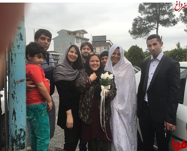 بهاره رهنما کنار عروس و داماد در خیابان! +عکس