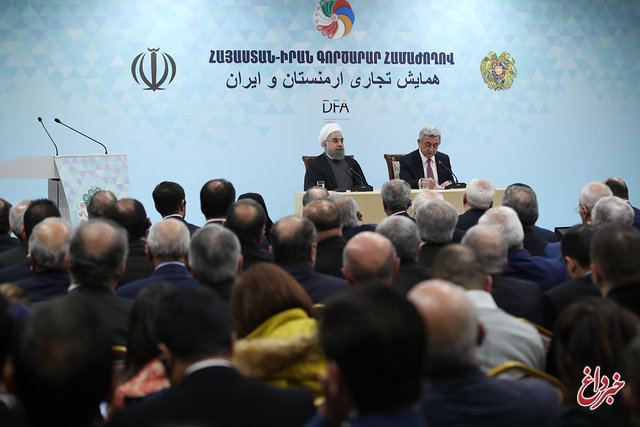 تاکید رئیس‌جمهور بر برقراری کامل روابط بانکی میان ایران و ارمنستان