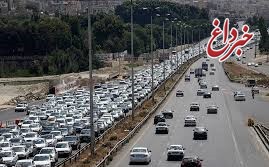 ترافیک سنگین در محور سوادکوه محدوده شیرگاه / آخرین وضعیت راه‌های کشور