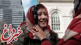 زنان آمریکایی برای همبستگی با مسلمانان محجبه شدند