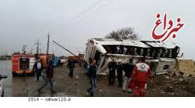 واژگونی اتوبوس ولوو در فارس تا کنون 2 کشته و 3 زخمی بر جا گذاشت