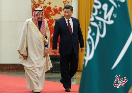 دیدار رهبر چین با پادشاه عربستان