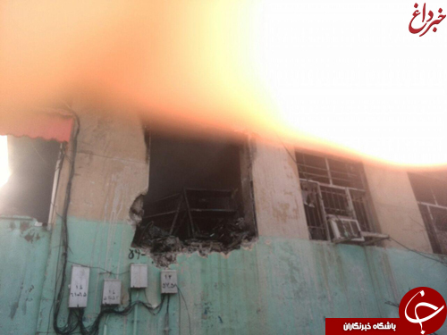 زن بیمار در میان شعله های آتش بیمارستان برازجان جان باخت +تصاویر