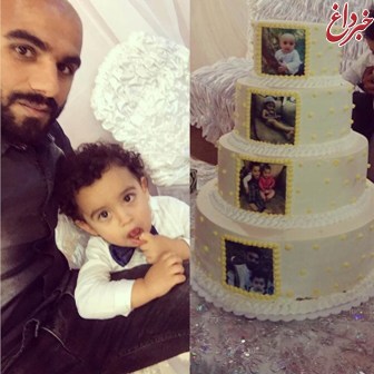 کلاه کج در اینستاگرانمش منتشر کرد:کیک 4 طبقه برای تولد پسر بازیکن پرسپولیسی استقلال اهواز/ عکس