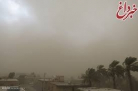 باد شدید و گرد و خاک در تهران