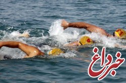 مسابقات شنای آبهای آزاد در کیش برگزار شد