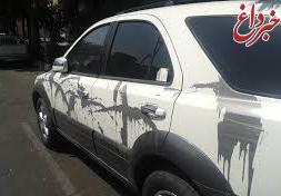 تخریب سریالی خودروها با اسید و مواد شوینده/ متهم دستگیر شد