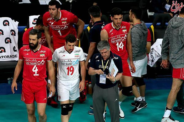 والیبال ایران مقابل قهرمان جهان شکست خورد + اظهارات سرمربی های دو تیم