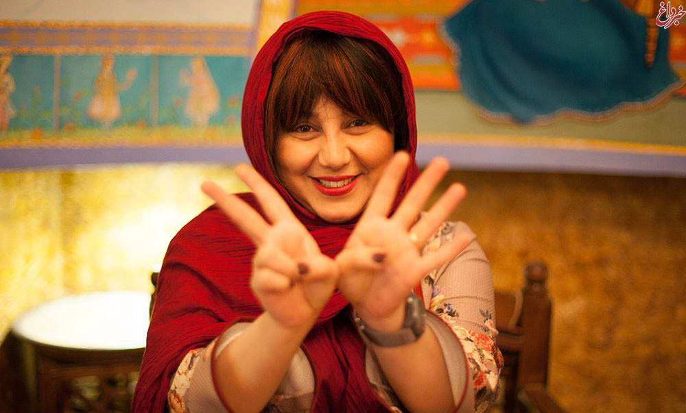 عکس/ کری خوانی بازیگر زن پرسپولیسی و محبوب به شیوه جدید