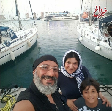 عکس: بازیگر مرد و زن ایرانی در سواحل اروپا
