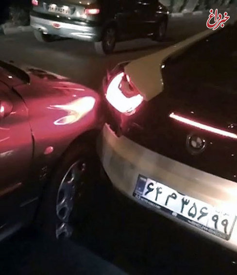 عکس: تصادف BMW دومیلیاردی در تهران