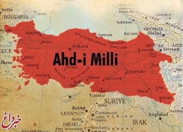 ترکیه به خاک ایران هم چشم طمع دارد؟! +نقشه