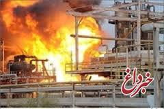 آتش‌سوزی در یکی از مخازن شرکت نفت عربستان سعودی