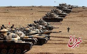 استقرار تانک های ترکیه در مرز عراق