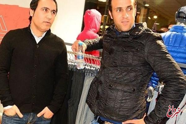 علی کریمی و کریم باقری در افتتاحیه دومین فروشگاه مهدوی کیا