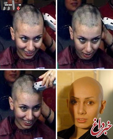 بازیگر زن مشهور و رضا عطاران موی سر خود را تراشیدند!+تصاویر