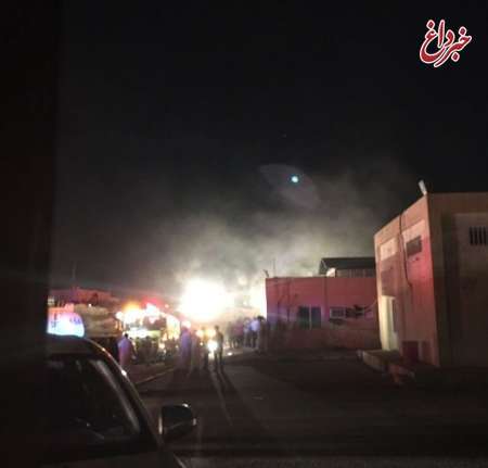آتش سوزی درطبقه سوم بیمارستان اردیبهشت شيراز