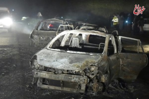 تصادف مرگبار وانت پیکان/ راننده 26 ساله در آتش سوخت