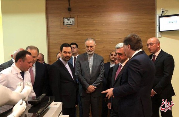 رییس‌جمهور ارمنستان از حمایت‌های درمانی از سوی ایران تقدیر کرد