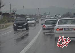 بارش باران و مه‌گرفتگی در برخی جاده‌های ایران / وزش باد و احتمال بارش در تهران