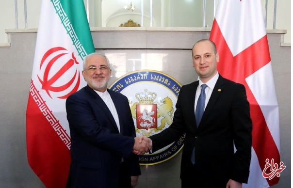 وزرای امور خارجه ایران و گرجستان دیدار کردند