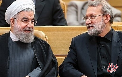 انتقاد از «حمایت تمام قد» علی لاریجانی از روحانی