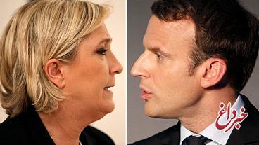انتخابات فرانسه؛ ماکرون و لوپن به دور دوم راه پیدا کردند