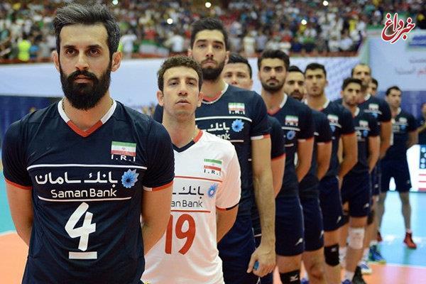 ترکیب تیم ملی والیبال ایران اعلام شد