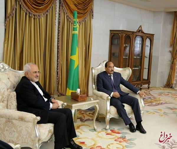 دیدار ظریف با رییس‌جمهور موریتانی