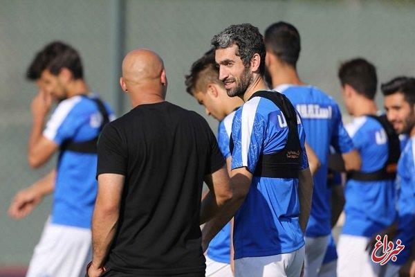 گزارش تمرین استقلال؛ توصیه‌های منصوریان به بازیکنان