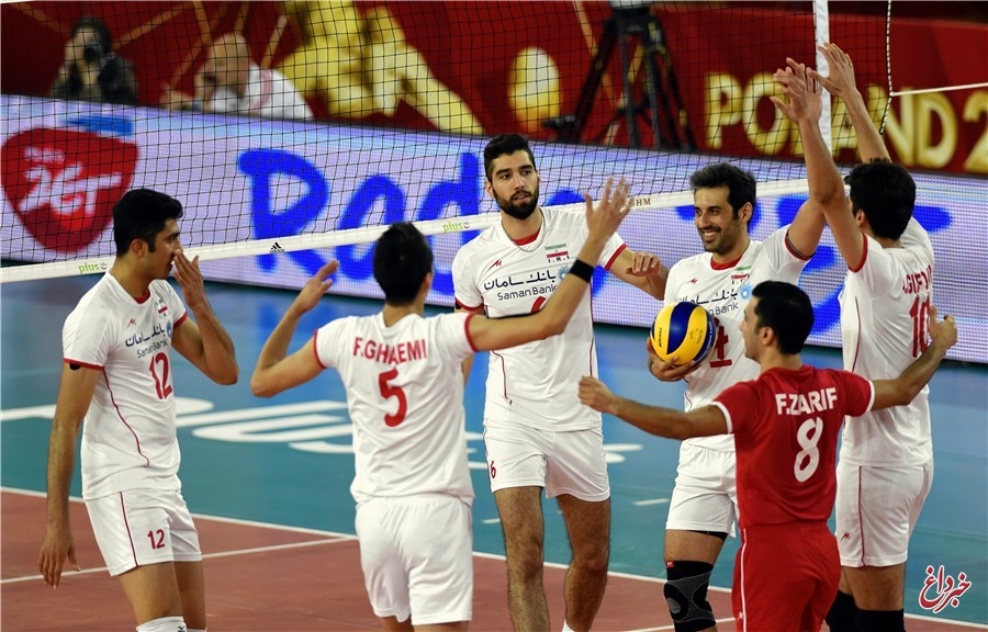 پیروزی تیم ملی والیبال ایران در نبرد آسیایی‌ها