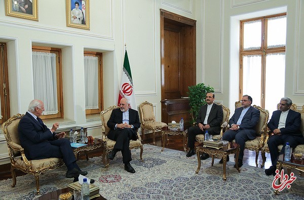 دی‌میستورا با ظریف دیدار کرد