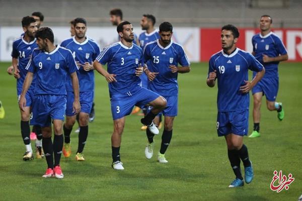 شوخی جالب در تمرین امروز تیم ملی ایران!