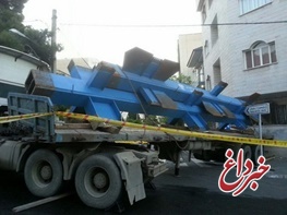 ورود تریلر به ساختمان مسکونی در فرمانیه/ این حادثه مصدومی نداشت ورود تریلر به ساختمان مسکونی در فرمانیه/ این حادثه مصدومی نداشت