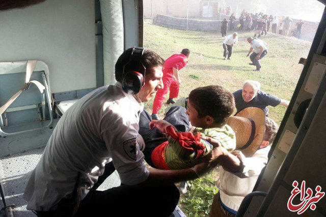 انتقال یک بیمار از جزیره تنب‌بزرگ به بندرعباس