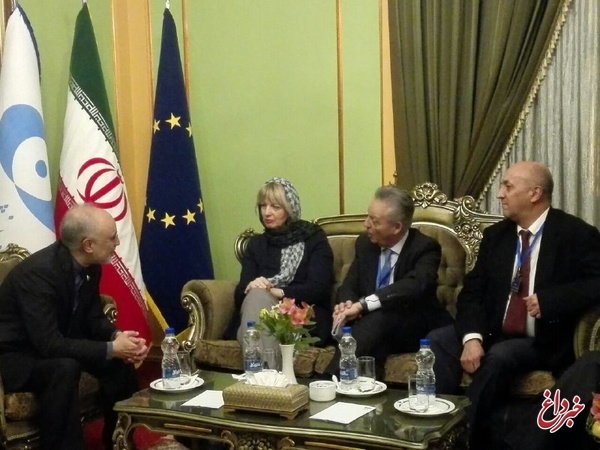 اشمید با صالحی رئیس سازمان انرژی اتمی ایران دیدار کرد