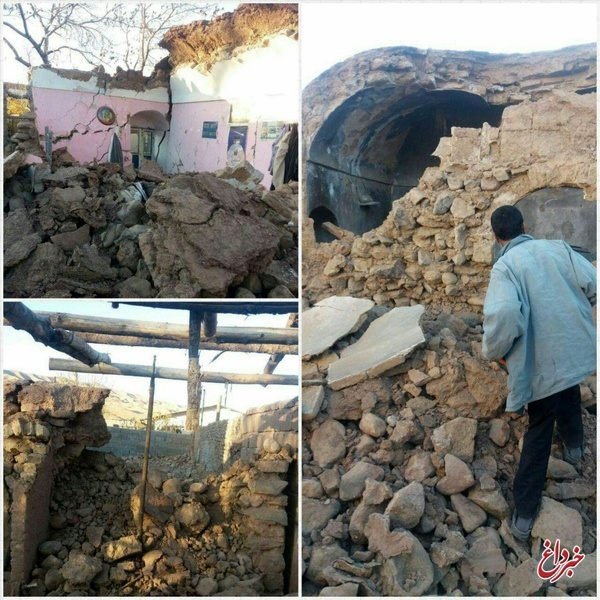 تعدادی دام در زلزله استان کرمان تلف شدند/برخی دیوارهای منازل مسکونی فروریخته اند