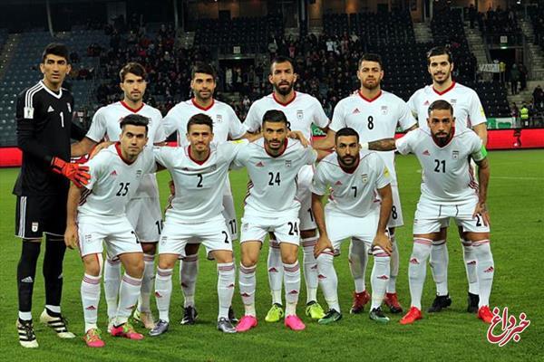 فوتبال ایران همچنان در رده نخست آسیا و سی و دوم جهان