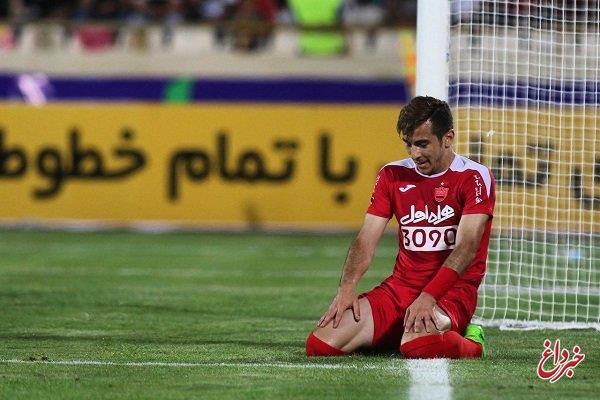 فحش‌خور بی‌گناه در پرسپولیس!فرشاد مدام مجبور است درییل کند و پاس ریسکی بدهد